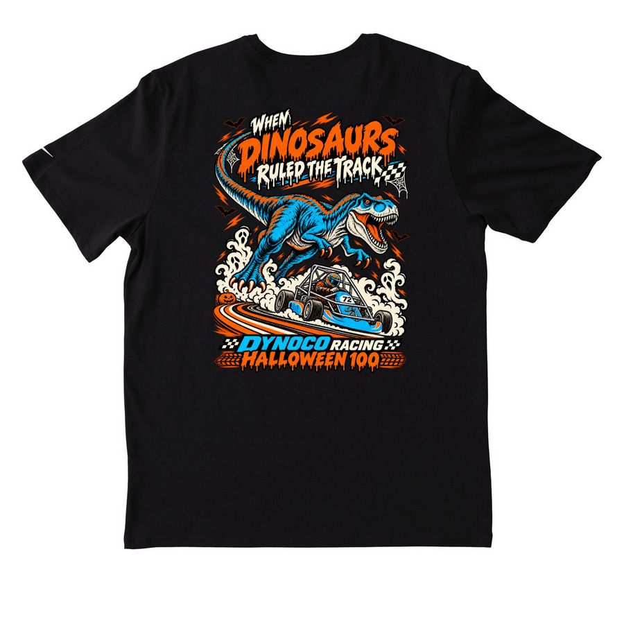 Performance Wear - 2026 Halloween 100, a Black Nike Dri-FIT Jersey Blend Performance Tee (back-view)