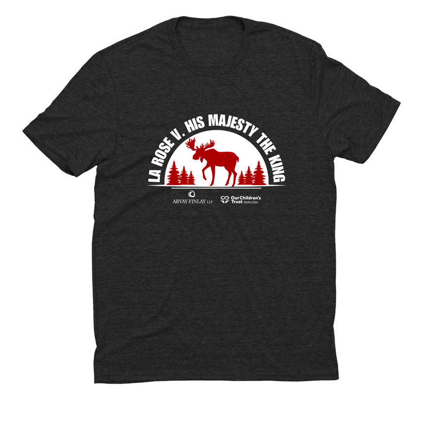 Youth v. Canada Moose T-Shirts, a Space Black Allmade Eco Triblend Unisex Tee
