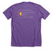 Midwives are the answer, a Heather Team Purple Premium Unisex Tee (back-view)