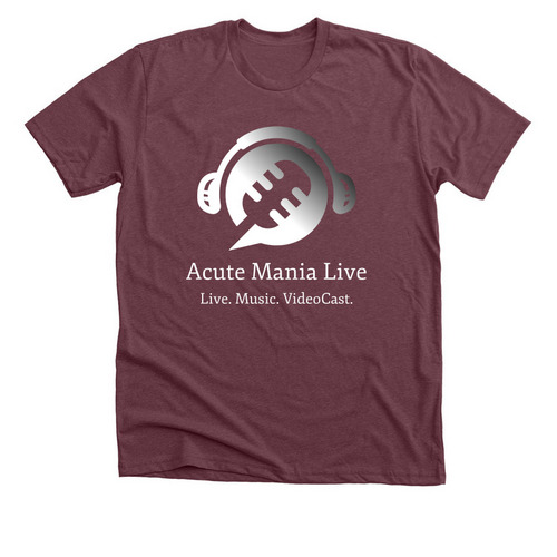 Logo T, a Heather Maroon Premium Unisex Tee
