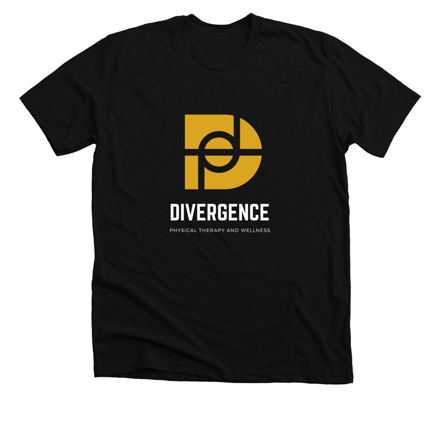 Divergence Dark Collection, a Solid Black Blend Premium Unisex Tee