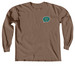 Thrive Love, a Espresso Comfort Colors Long Sleeve Tee