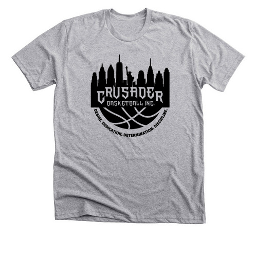 Crusader Athletes, a Athletic Heather Premium Unisex Tee