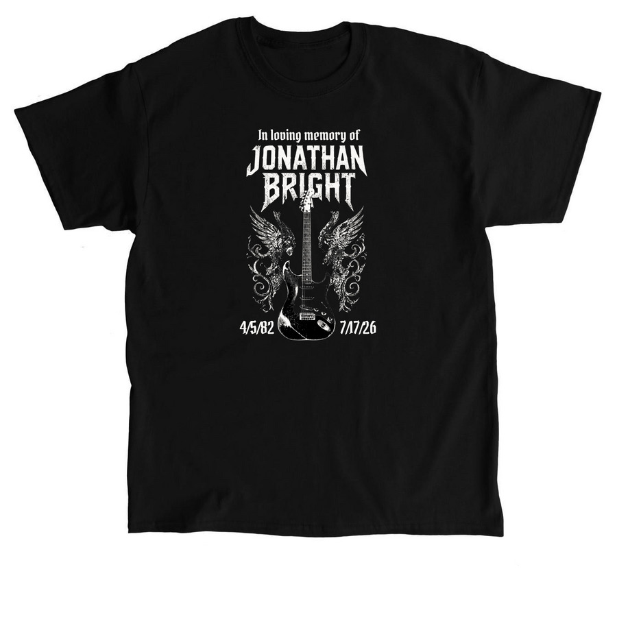 JB Memorial Tee, a Black Classic Unisex Tee