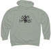 Protest Hoodie Supporting Immigrants, a Dusty Sage Midweight Pullover Hoodie