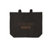 Bag blue, a Deep Black Cotton Canvas Tote Bag