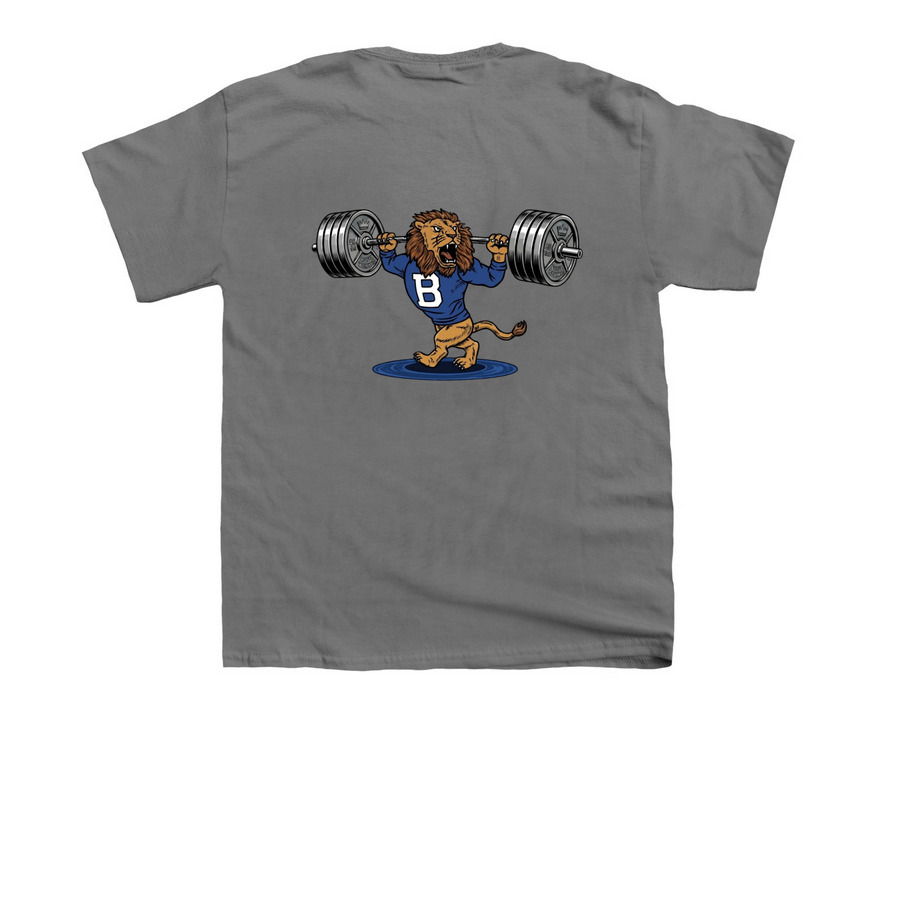 Youth Strength & Conditioning, a Charcoal Youth Unisex Tee (back-view)