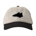 SWIMMING - Hat, a Oyster/ Black Printed Eco Baseball Cap