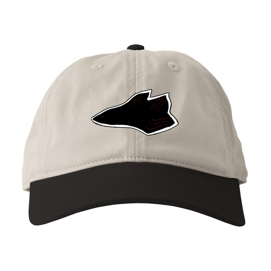 SWIMMING - Hat, a Oyster/ Black Printed Eco Baseball Cap