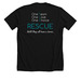 Official TLC Logo Apparel 2020, a Solid Black Blend Premium Unisex Tee (back-view)