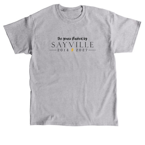 the years flashed by, a Sport Grey Classic Unisex Tee