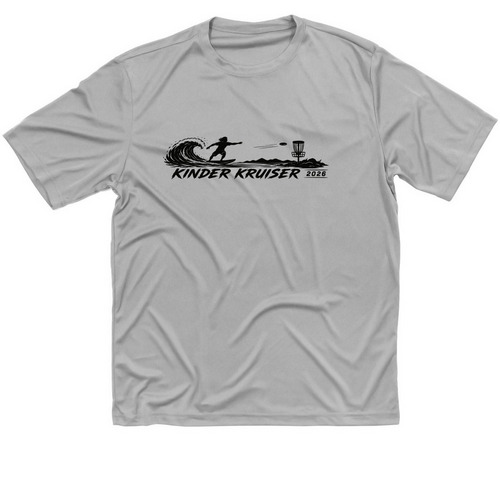 Kinder Kruiser 2026 DRI-Fit, a Silver Classic Performance Tee