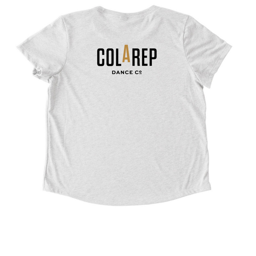 Cola Rep Summer Shirt Boutique, a Fairly White Allmade Eco Triblend Women?s Scoop Neck Tee (back-view)