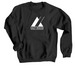 SALT HOUSE CHURCH, a Black Crewneck Sweatshirt