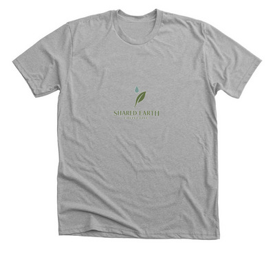 Shared Earth Community&nbsp;, a Athletic Heather Premium Unisex Tee