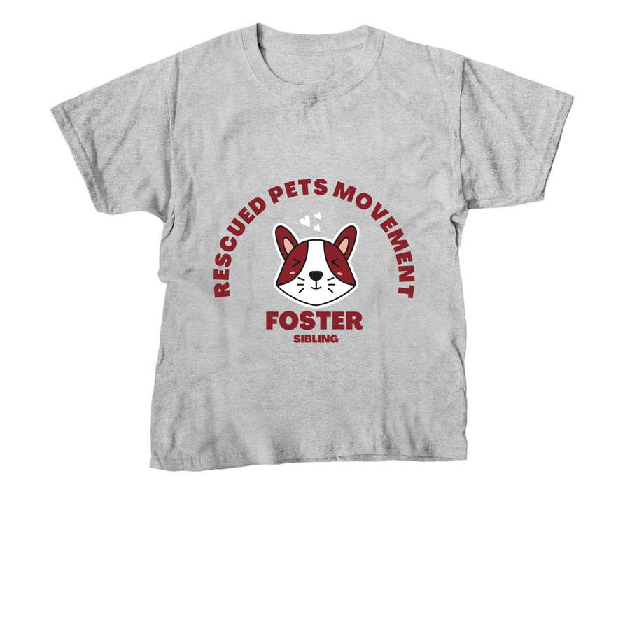 Foster Sibling, a Sport Grey Youth Unisex Tee