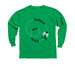 Follow My Lead, a Irish Green Youth Long Sleeve Tee (back-view)