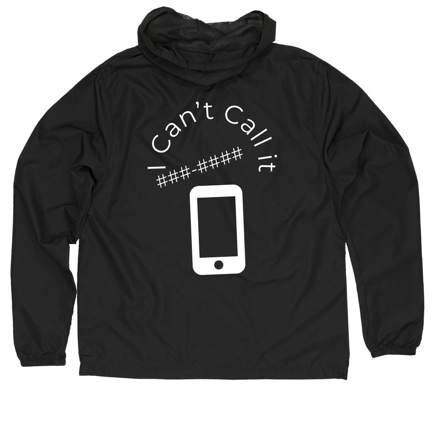 Keep a Rich Mentality&nbsp;, a Black Quarter-Zip Windbreaker (back-view)