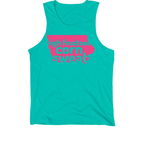 High Fructose Corn Sweat 2026 - PINK, a Teal Premium Cotton Tank