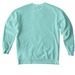 "No" Comfort Colors Crewneck Sweatshirt, a Chalky Mint Comfort Colors Crewneck Sweatshirt (back-view)