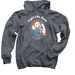 Fight Like Junie, a Dark Heather Pullover Hoodie