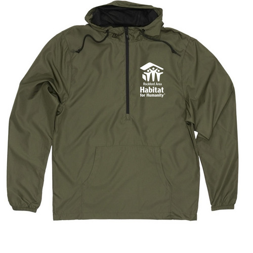 Habitat Windbreakers, a Army Quarter-Zip Windbreaker
