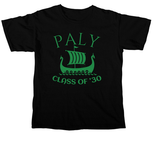 FRESHMEN PALY '30 Viking Swag, a Black Comfort Colors Unisex Tee