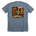 DC's Finest Dog & Cat #3, benefiting HRA, a Heather Slate Premium Unisex Tee (back-view)