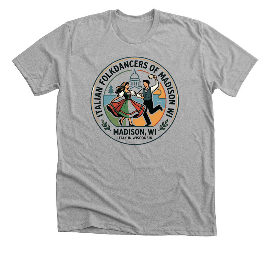 IFD Madison Swag for Good, a Athletic Heather Premium Unisex Tee