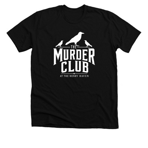 The Murder Club - Front Logo, a Solid Black Blend Premium Unisex Tee