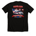 America - Celebrating 250 Years, a Solid Black Blend Premium Unisex Tee (back-view)
