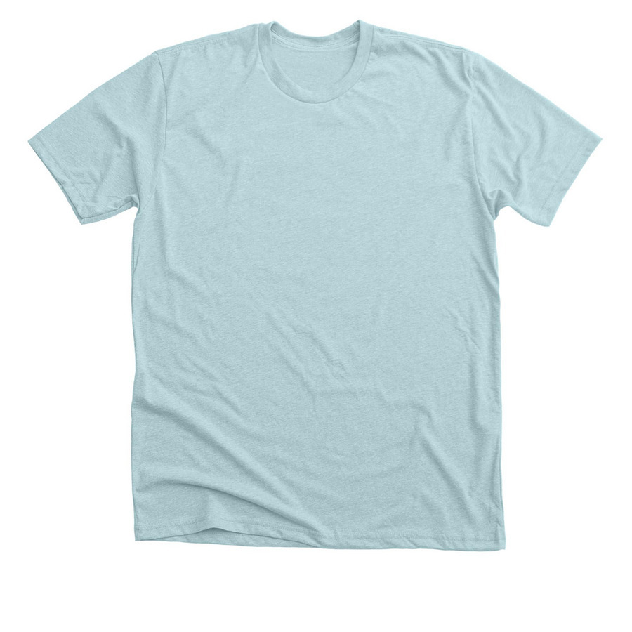 Sebastian & Flounder- 2026 Version, a Heather Ice Blue Premium Unisex Tee
