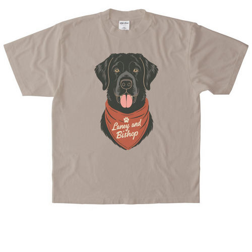 LAB kerchief, a Oatmeal Heavyweight Garment Dye Tee
