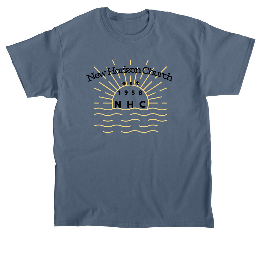 New Horizon Church, a Indigo Blue Classic Unisex Tee