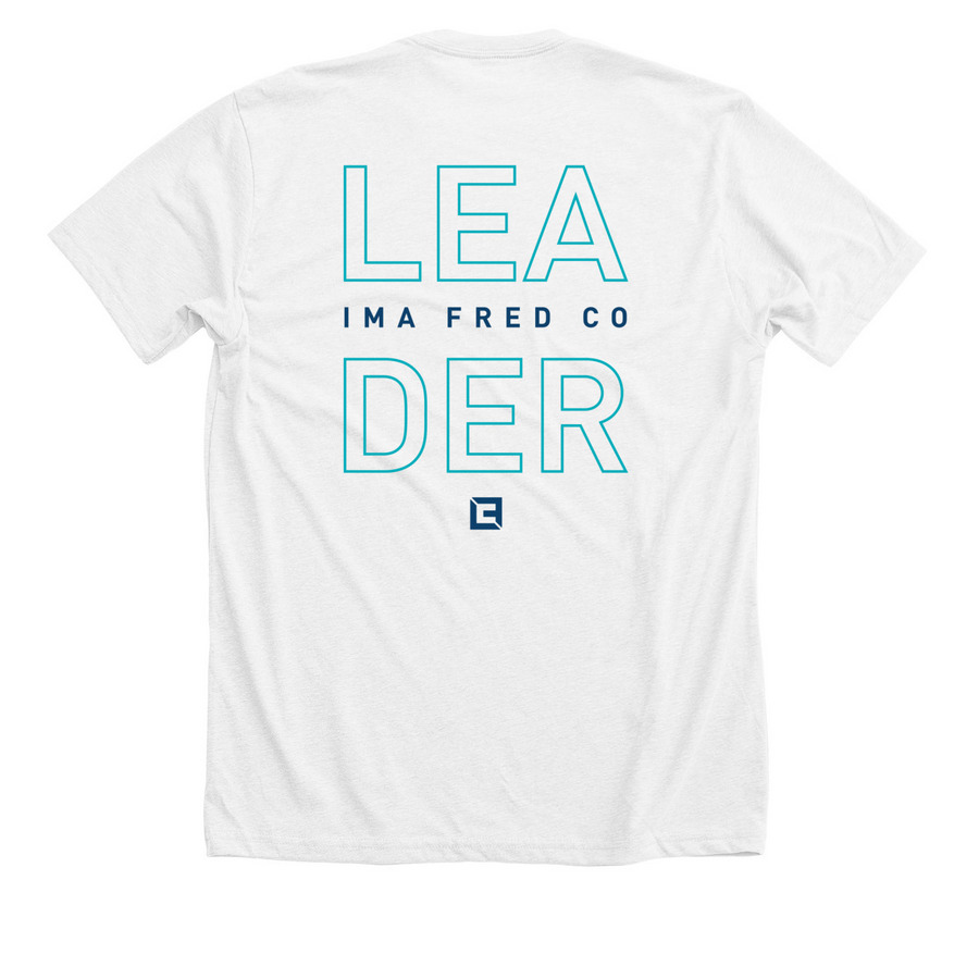LFC Class of 2026 Leader T-Shirt (2 sided)&nbsp;, a Solid White Blend Premium Unisex Tee (back-view)