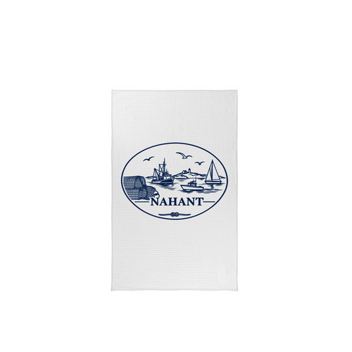 Harbormaster Fundraiser, a White Tea Towel