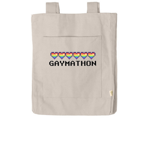 Gaymathon Tote Bag, a Pumice Reclaimist Everywhere Tote Bag