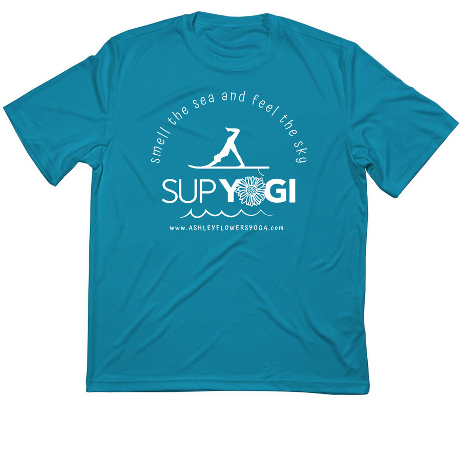 SUP Yogis [Quick-Dry], a Atomic Blue Classic Performance Tee