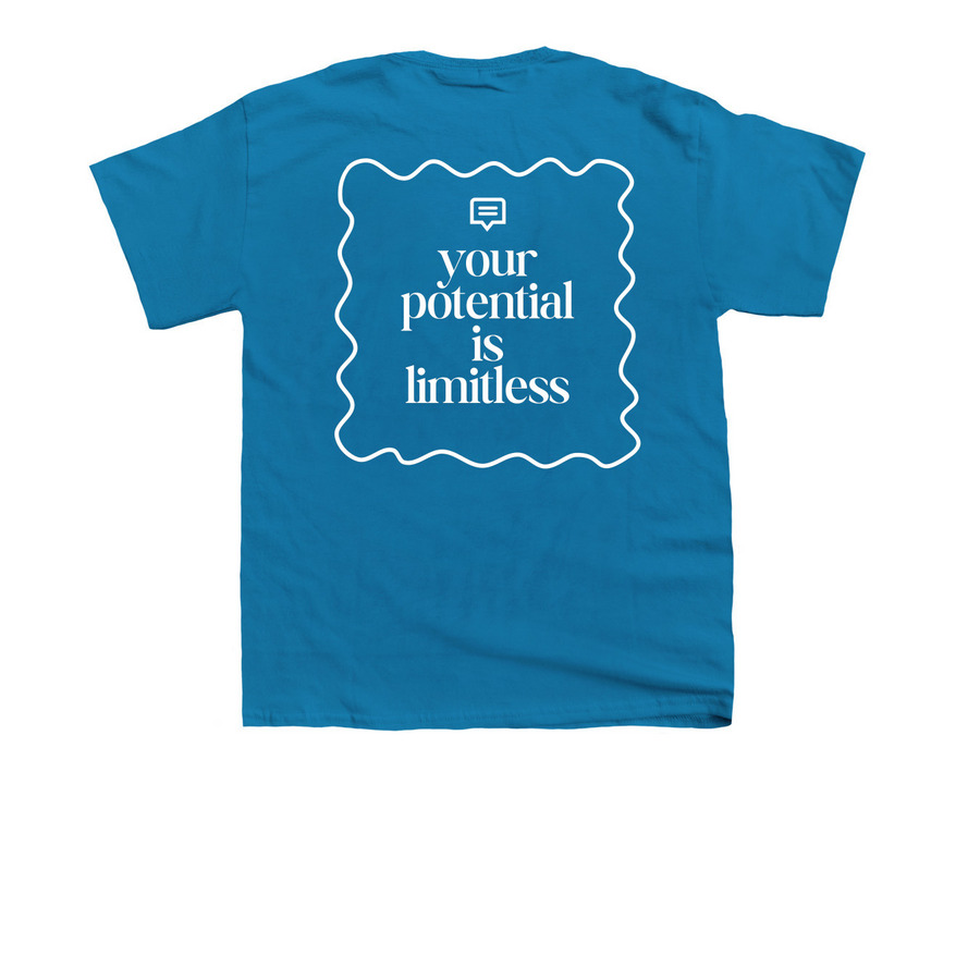 Take a Girl to Work Day 2026, a Sapphire Youth Unisex Tee (back-view)