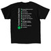 Metro t-shirt, a Black Classic Unisex Tee (back-view)