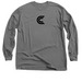 Always Praise Grey w/ Blk Logo, a Charcoal Classic Long Sleeve Tee