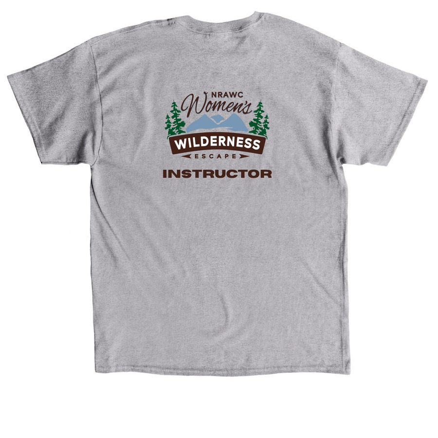 WWE INSTRUCTOR WEAR, a Sport Grey Classic Unisex Tee (back-view)