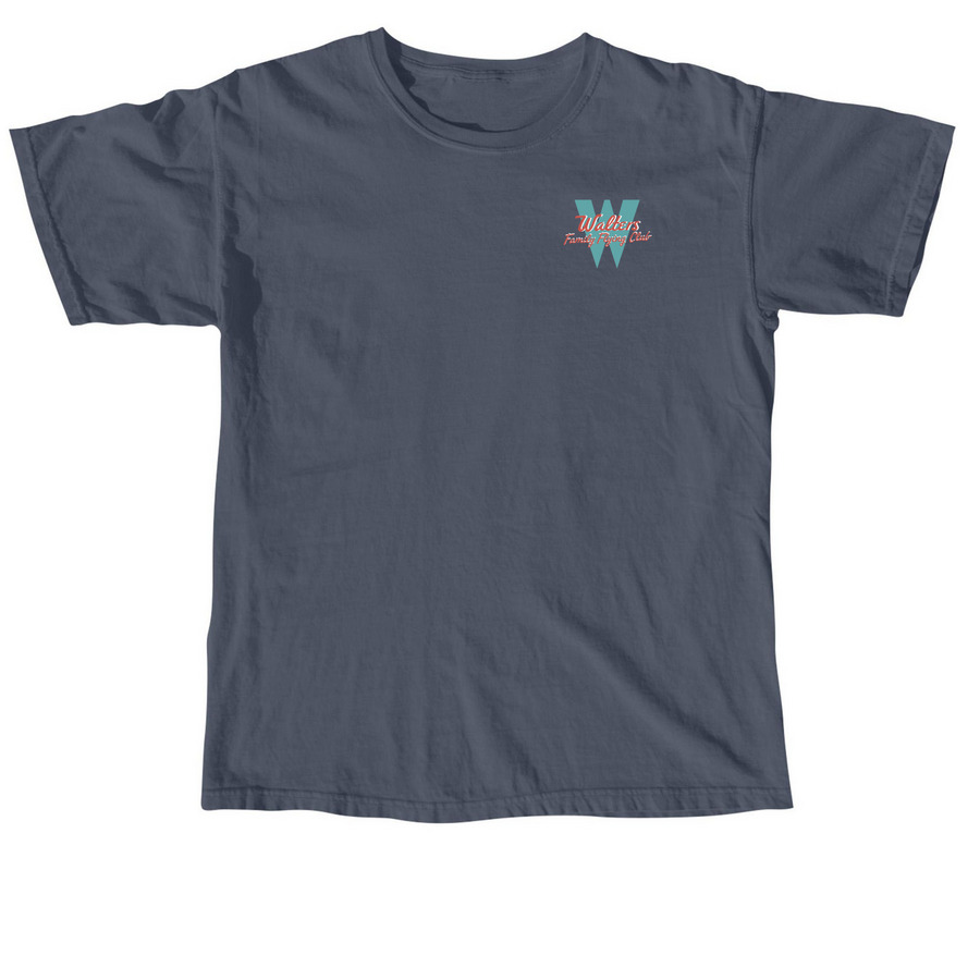 Walters Family Flying Club, a Denim Comfort Colors Unisex Tee