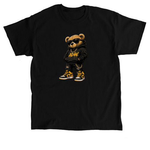 Cool Bear, a Black Classic Unisex Tee