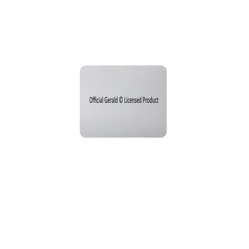 official gerald licensed product mowce phad, a White Full Color Mouse Pad