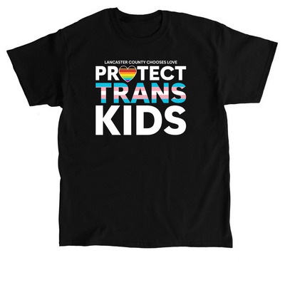 Protect Trans Kids, a Black Classic Unisex Tee