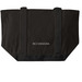 RCJ Designs Black Tote, a Black/Black Large Two-Tone Canvas Tote Bag (back-view)