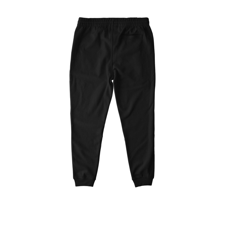 Lightning Joggers, a Black Stanley/Stella Unisex Flyer Jogger (back-view)