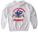 Let?s Go Buffalo, a White Gildan Softstyle Pullover Hoodie (back-view)
