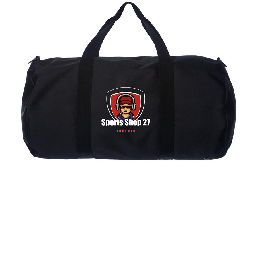 SportsShop27 Duffle Bag, a Black Day Tripper Duffel Bag (back-view)